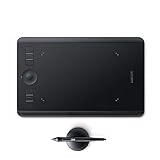 Wacom Intuos Pro Small Bluetooth Graphics Drawing Tablet, 6 Customizable ExpressKeys, 8192 Pressure Sensitive Pro Pen 2 Included, Compatible with Mac OS and Windows,Black