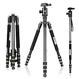 ZoMei Z668 Tripod Monopod with Quick Release Plate Lightweight Professional Compact for Canon Nikon Sony DSLR Camera