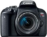 Canon EOS Rebel T7i US 24.2 Digital SLR Camera with 3-Inch LCD, Black (1894C002)
