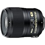 Nikon AF-S FX Micro-NIKKOR 2177 60mm f/2.8G ED Standard Macro Lens for Nikon DSLR Cameras,Black