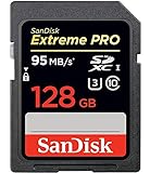 SanDisk Extreme PRO 128GB up to 95MB/s UHS-I/U3 SDXC Flash Memory Card - SDSDXPA-128G-G46