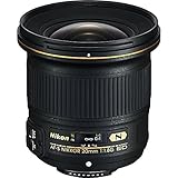 Nikon AF-S FX NIKKOR 20mm f/1.8G ED Fixed Lens with Auto Focus for Nikon DSLR Cameras